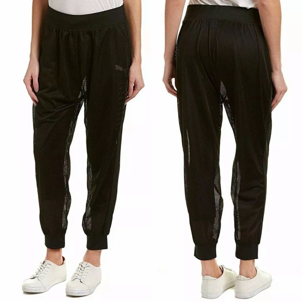 PUMA Mesh Drycell Unlined Cover-Up Pants Sz S NEW
